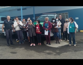 Grupo da Melhor Idade visita a Guarda Municipal