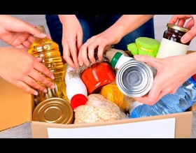 Associação Comercial e Fundo Social fazem campanha para arrecadação de alimentos