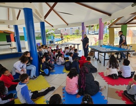 Alunos de escolas municipais participaram de oficina de fósseis do Serviço Geológico do Brasil
