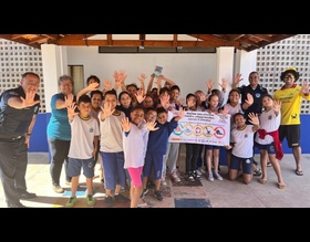 Patrulha da Paz realiza palestra de prevenção ao afogamento