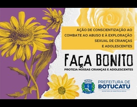 Botucatu terá ação de combate ao abuso e/ou exploração sexual de crianças e adolescentes no próximo sábado