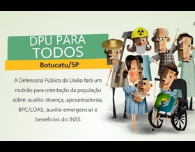 Defensoria Pública da União fará atendimento de orientação nos CRAS de Botucatu