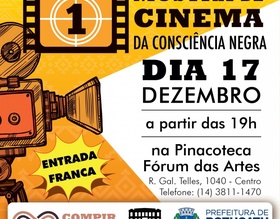 Mostra de Cinema da Consciência Negra na Pinacoteca Fór um das Artes