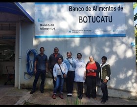 Banco de Alimentos de Botucatu recebe a visita da Segurança Alimentar de Araraquara