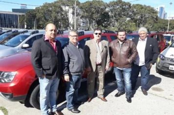 Vereadores e Prefeito Municipal vão a Curitiba receber Viaturas Policiais para Centenário do Sul