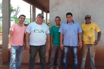 Vereadores acompanham retorno das Obras de Escola e UBS no Distrito de Vila Progresso