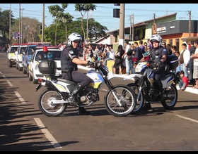 GCM de Botucatu participa de desfile em São Manuel