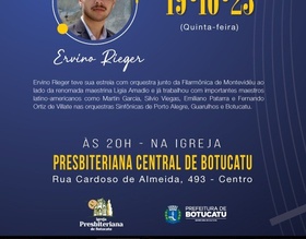 Botucatu terá recital de Piano com Ervino Rieger