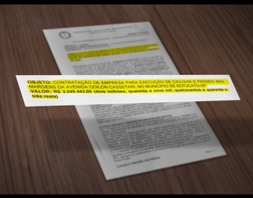 Prefeito assina contrato para obras da ciclovia às margens da Odilon Cassetari