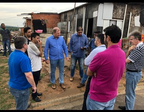 Prefeitura oferece apoio às famílias afetadas pela forte chuva em Rubião Júnior