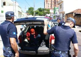 GCM captura indivíduo após furto