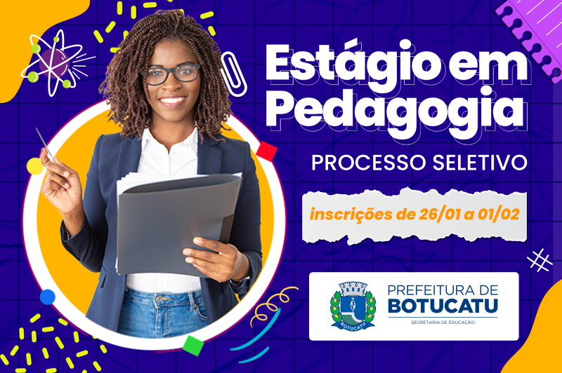 Educação abrirá inscrições para estágio em Pedagogia