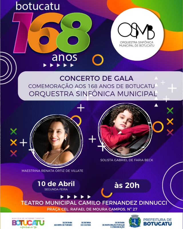 Concerto de Gala em comemoração aos 168 anos de Botucatu