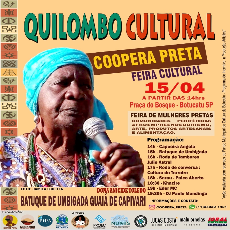 QUILOMBO CULTURA L + COOPERA PRETA