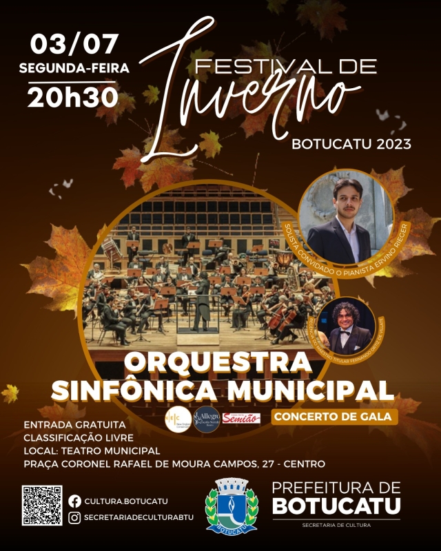 Concerto de Gala da Orquestra Sinfônica Municipal de Botucatu