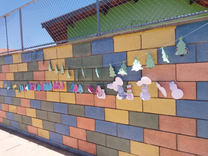 Alunos da Escola Jesumina Dal Farra fazem exposição natalina