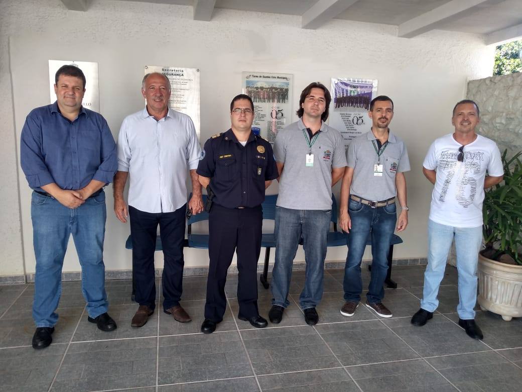 Representantes de Lençóis Paulista visitam GCM de Botucatu para implantação de modelo na cidade