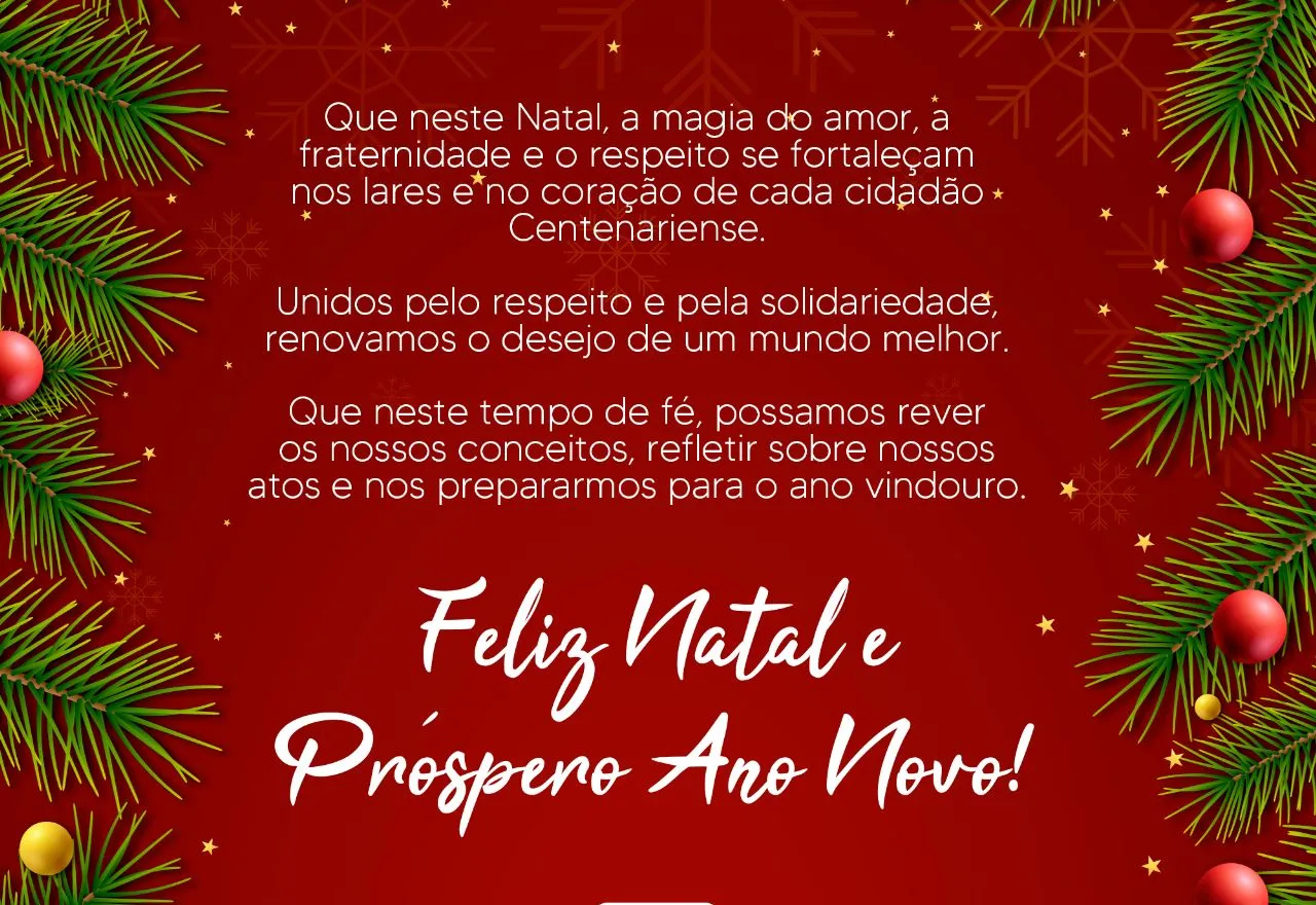 Feliz Natal e Próspero Ano Novo