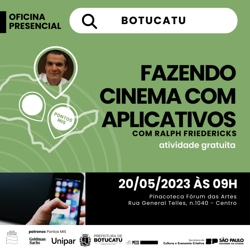 Oficina Presencial Pontos MIS - Fazendo Cinema com Aplicativos