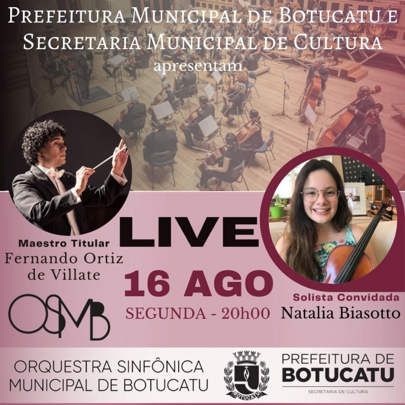 LIVE DA ORQUESTRA SINF. NICA MUNICIPAL DE BOTUCATU