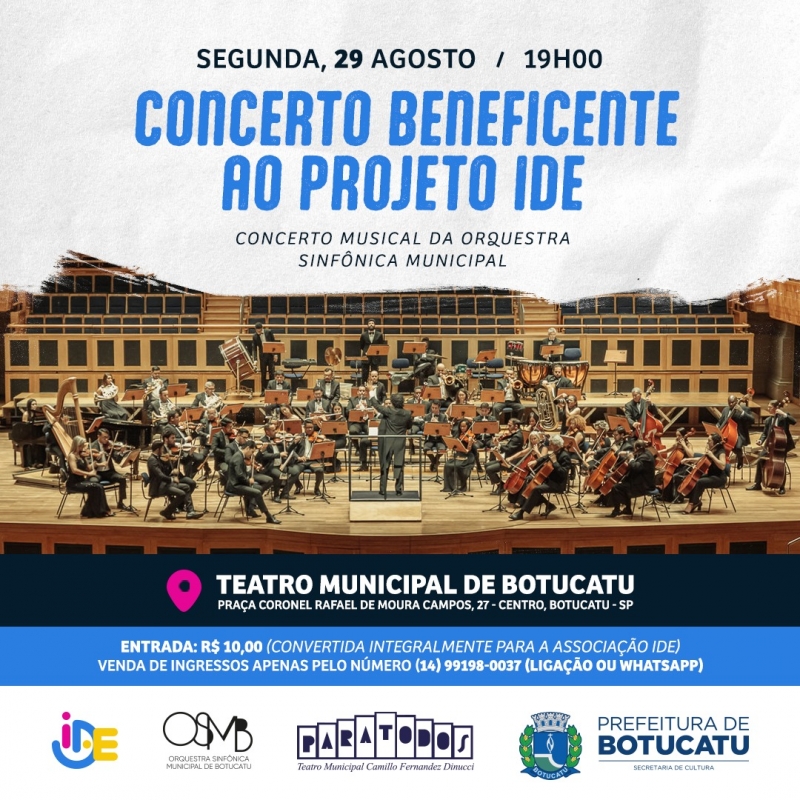 CONCERTO BENEFICENTE AO PROJETO IDE