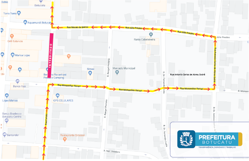 Rua Curuzu estará interditada novamente para remoção de raízes de árvore no domingo, 09