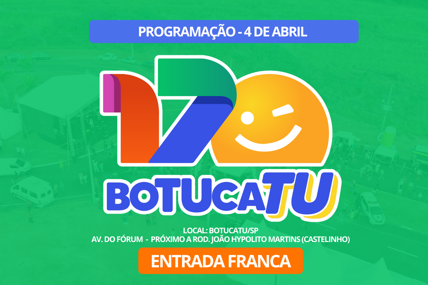 Botucatu 170 Anos: Nossa festa terá início com artistas locais nesta sexta-feira, 4