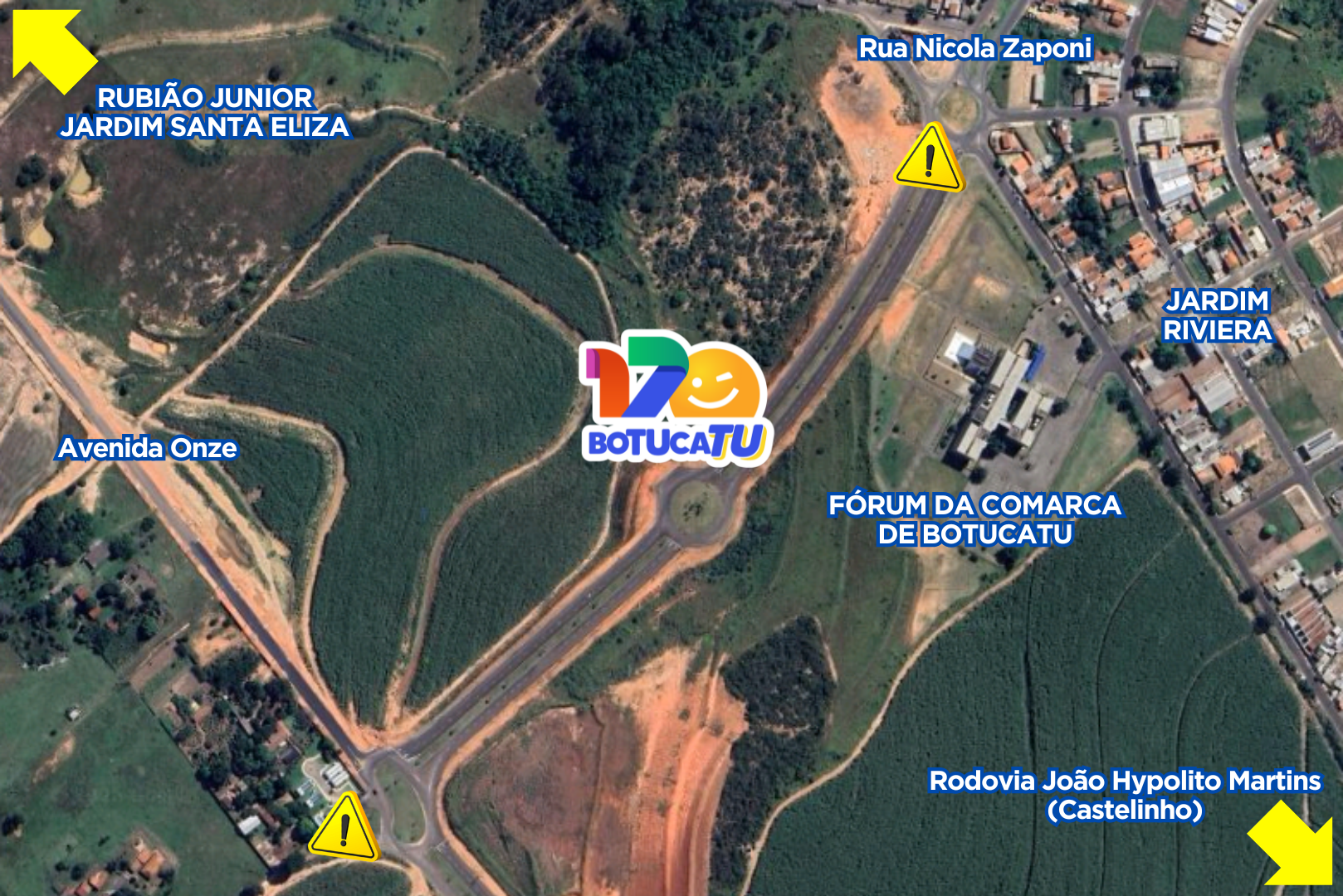 Avenida do Fórum começa a ser interditada para o Botucatu 170 Anos