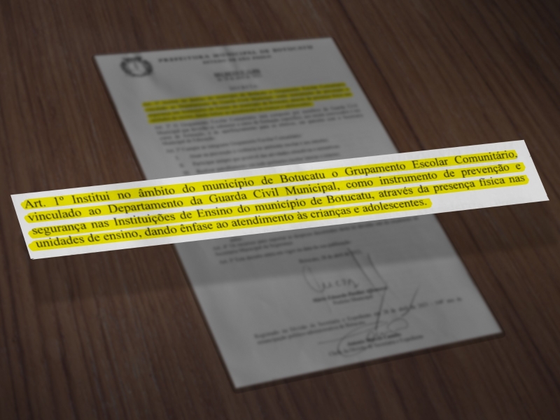 Botucatu cria Grupamento Comunitário Escolar