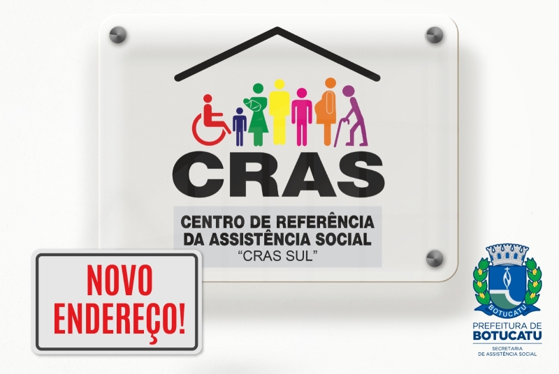 CRAS Sul está atendendo em novo endereço