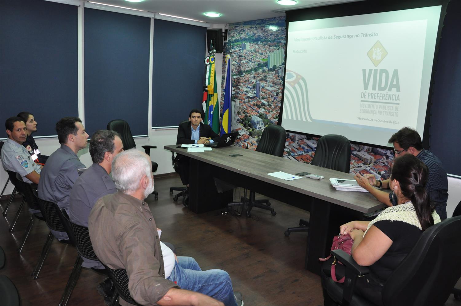 Comitê de Segurança Viória se reúne para traçar ações visando redução de acidentes envolvendo motos