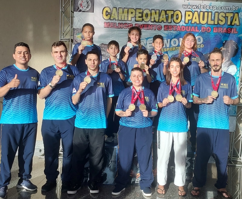 Atletas botucatuenses de Taekwondo conquistam 10 medalhas de ouro no Campeonato Paulista