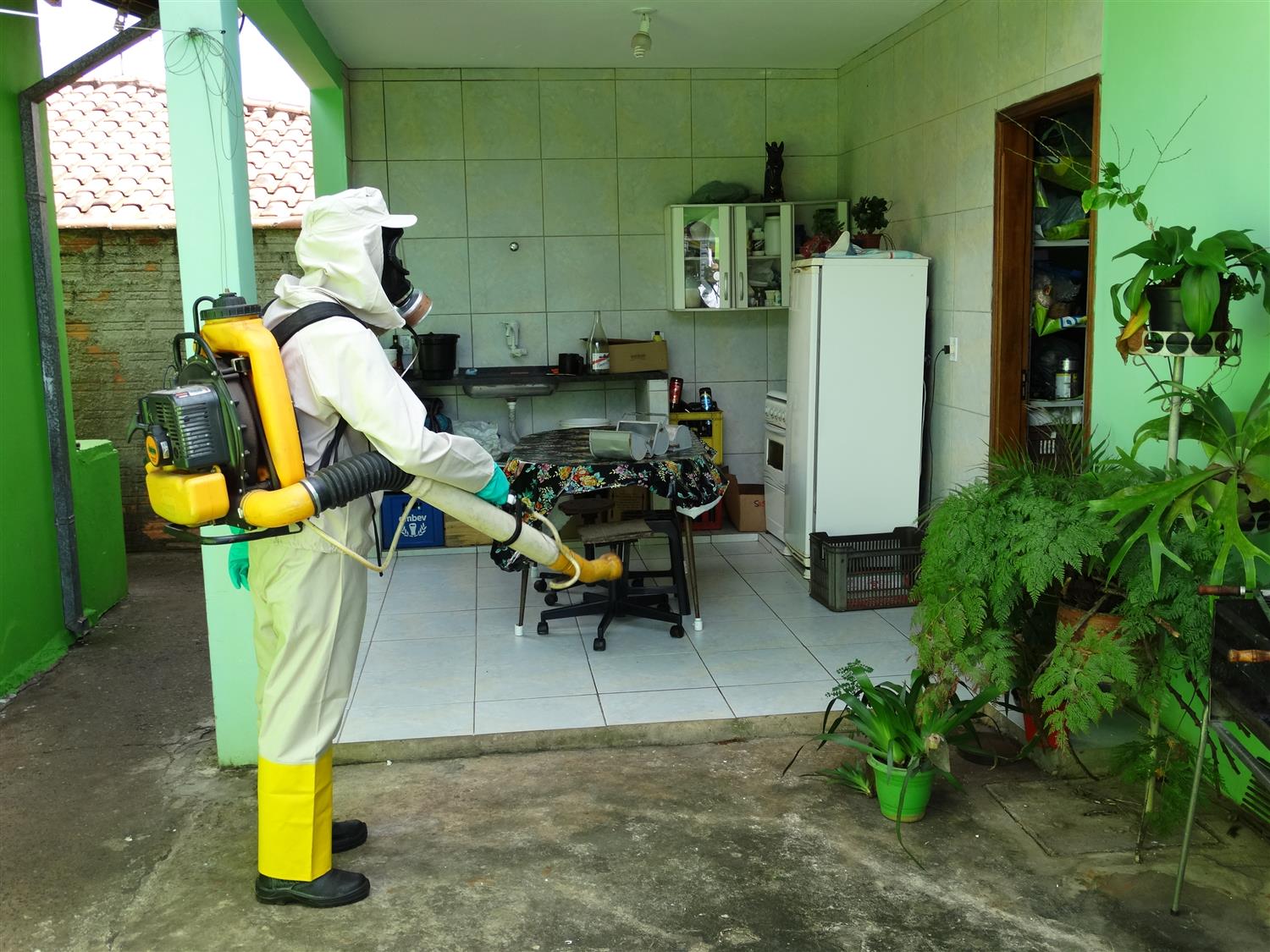 Vigilância Ambiental em Saúde realiza nebulização no Jardim Monte Mor