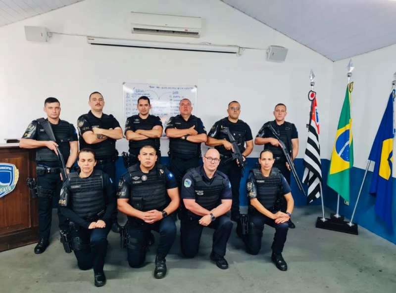 Equipes especializadas da GCM realizam treinamento tático operacional