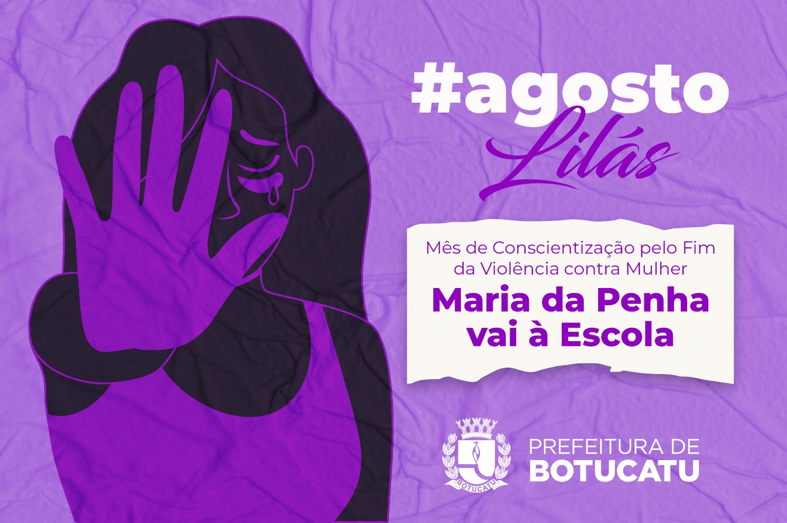 Lei Maria da Penha será tema de palestras para alunos Rede Municipal de Educação